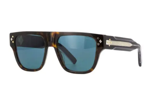 DIOR Square Sunglasses Men's Tortoiseshell