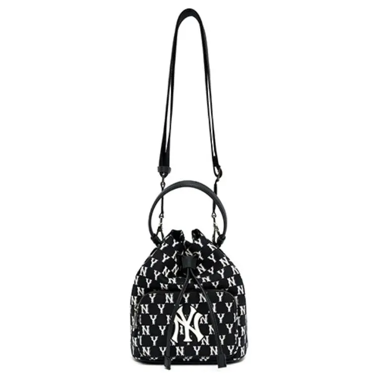 MLB Polyester Bucket Bag, Handbag, Shoulder Bag, Crossbody Bag Regular Women's Black