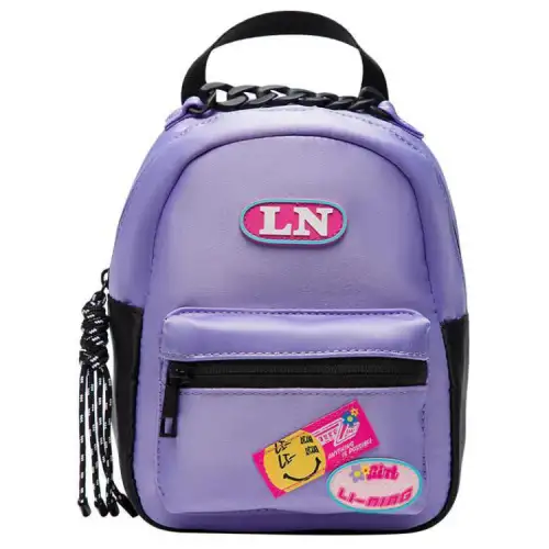 Li Ning Polyester Backpack Kids' Light Blue Purple