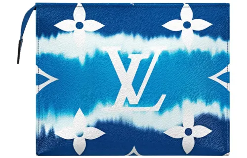 LOUIS VUITTON Toiletry Pouch 26 Lv Escale Bleu