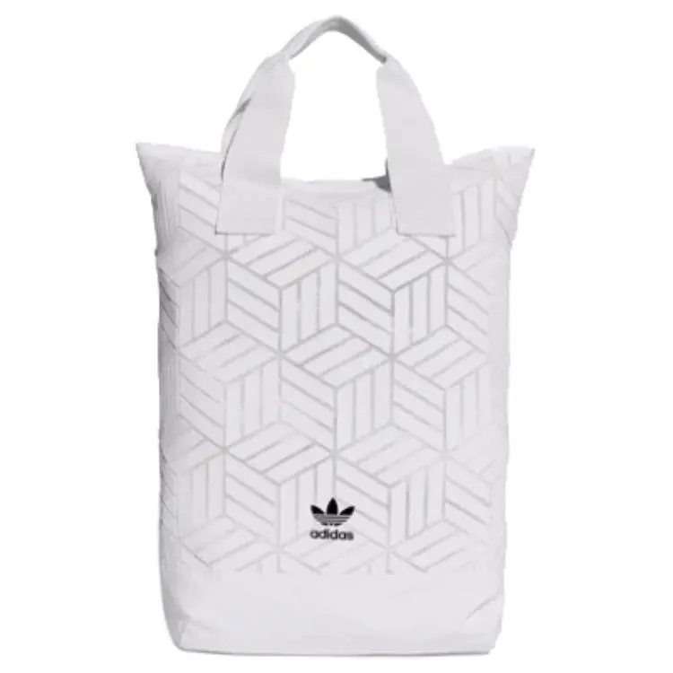 Adidas Originals Issey Miyake, Collaboration Polyurethane Artificial Leather Backpack Unisex White