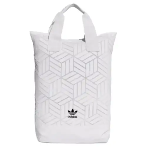 Adidas Originals Issey Miyake, Collaboration Polyurethane Artificial Leather Backpack Unisex White