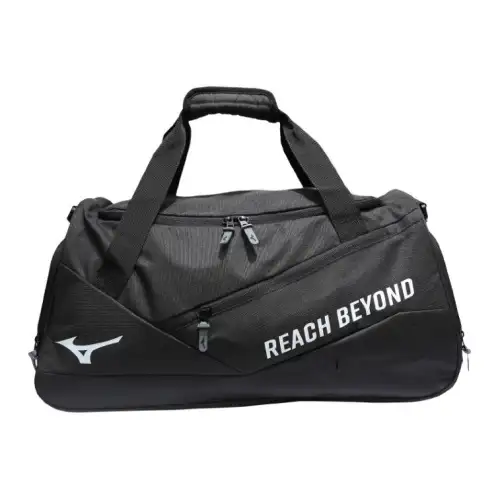 Mizuno Polyester Golf Bag, Clothing Bag, Handbag, Shoulder Bag, Gym Bag Large Unisex Black