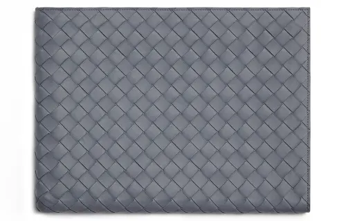 Bottega Veneta Leather Clutch Regular Men's Gray