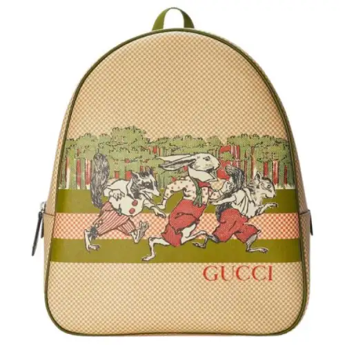 GUCCI Canvas Backpack Kids' Multicolor