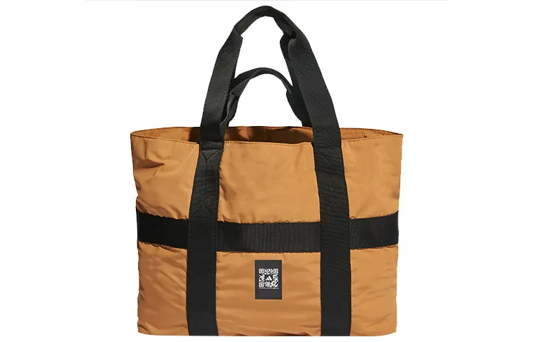 Adidas Polyamide Tote Bag, Shopping Bag, Shoulder Bag, Handbag Regular Unisex Khaki
