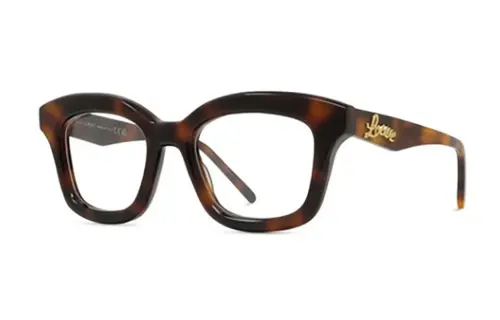 LOEWE Rectangular Eyeglass Frames Women's Tortoiseshell