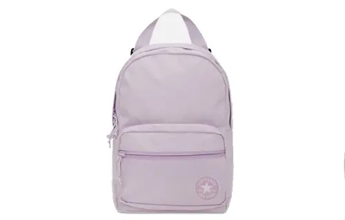 Converse Polyester Backpack Small Women's Gray Purple