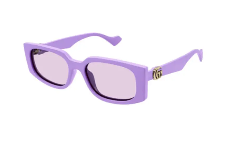 Gucci Rectangular Logo-Detail Sunglasses