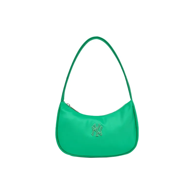 MLB Nylon Shoulder Bag Dumpling Bag Shoulder Bag Women's Lawn Green/Teal