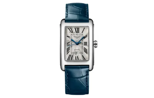 LONGINES Longines Daitro Wiener series automatic mechanical movement waterproof date display Roman scale men's watch Swiss watch 27.7*43.8mm gray dial stainless steel case crocodile leather strap
