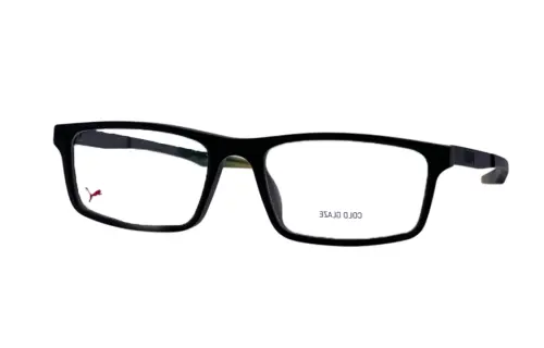 PUMA Rectangular Eyeglass Frames Unisex Black