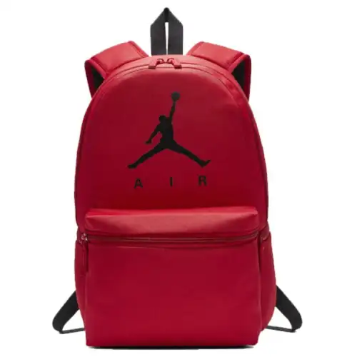 Jordan Polyester Students Backpack Regular Unisex Red