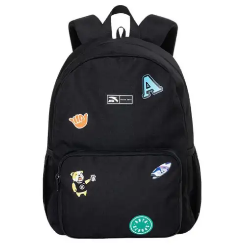 Anta Canvas Laptop Bag Backpack Regular Unisex Black