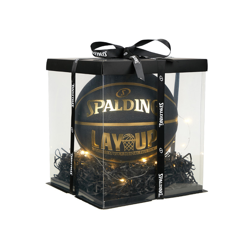 SPALDING Rubber Basketball Black Gold Size 7 Training Unisex