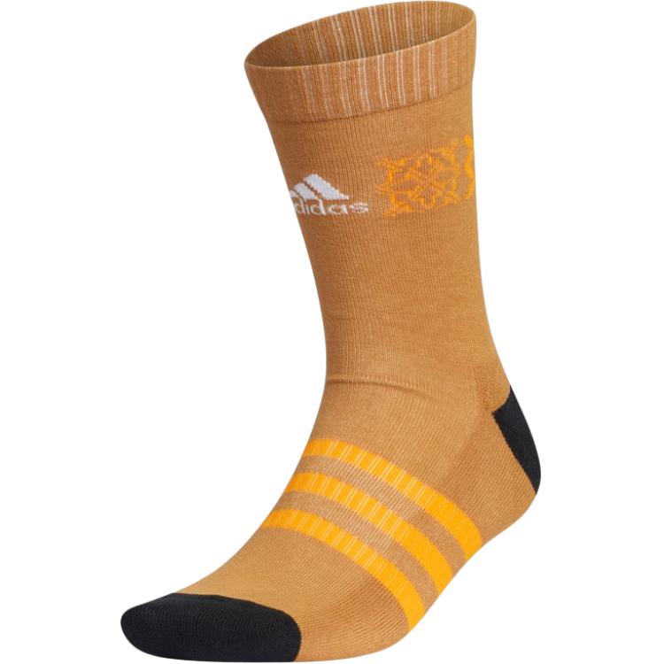 Adidas Crew Socks Unisex Wheat Brown
