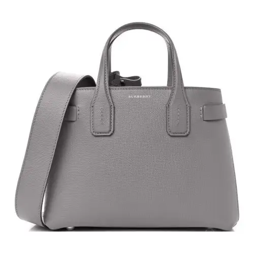 Burberry Cow Leather Shoulder Bag, Crossbody Bag, Handbag Women's Gray