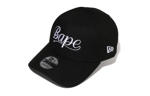 A BATHING APE Polyester, Cotton Baseball Caps Women's Black