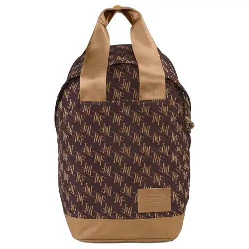 THE NORTH FACE 20L Backpack Outdoor Bag Recycled Nylon Brown Women's