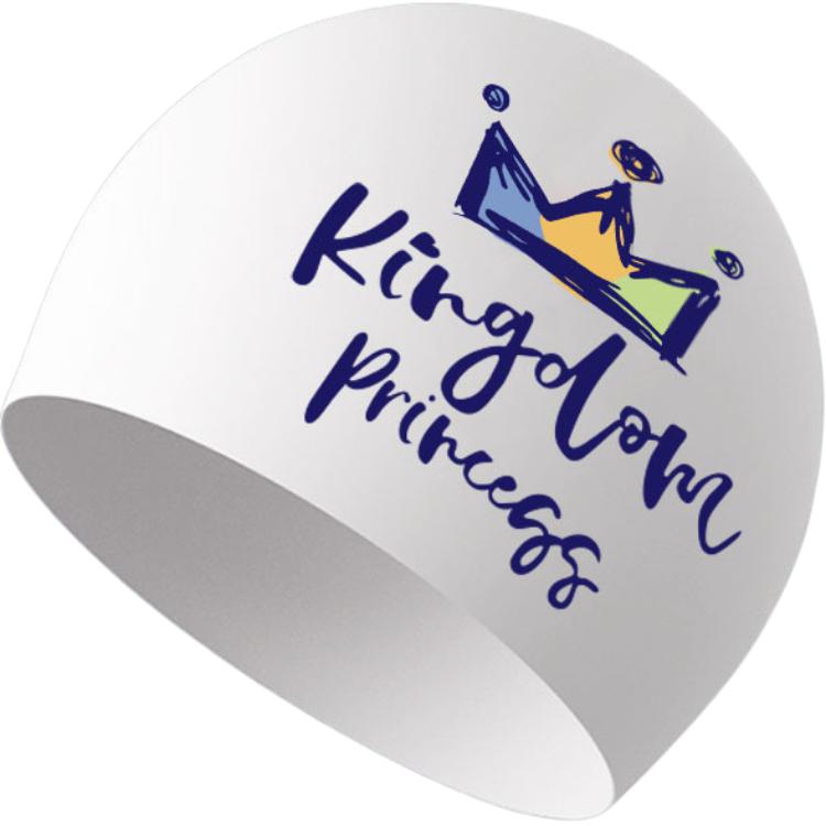 Li Ning Swimming Caps Silicone Swim Women’s White, Flesh Pink