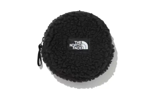 THE NORTH FACE Polyester Key Headphone Storage Bag Coin Purse Regular Men's Black White