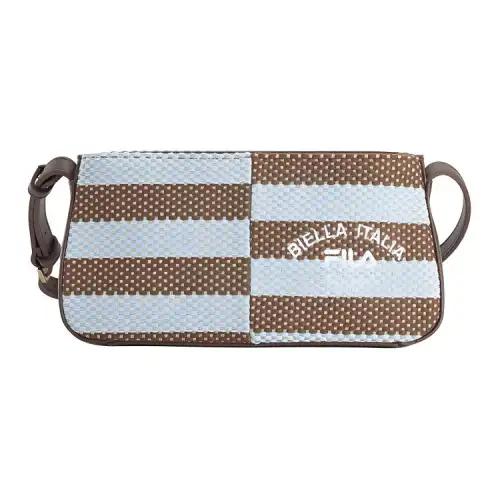 FILA Fabric Shoulder Bag, Handbag, Shoulder Bag Mini Women's Dried Milk Umber