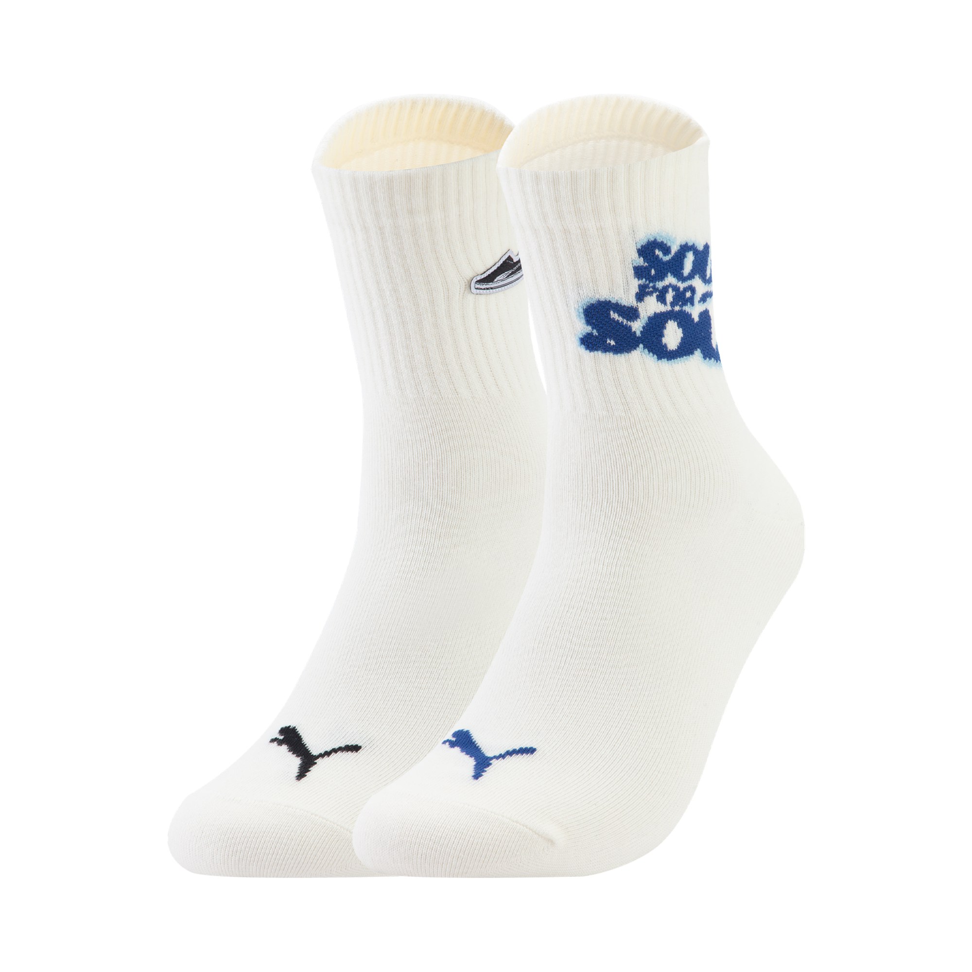 PUMA 2P APAC Ankle Socks Unisex 2 Pack Gray White