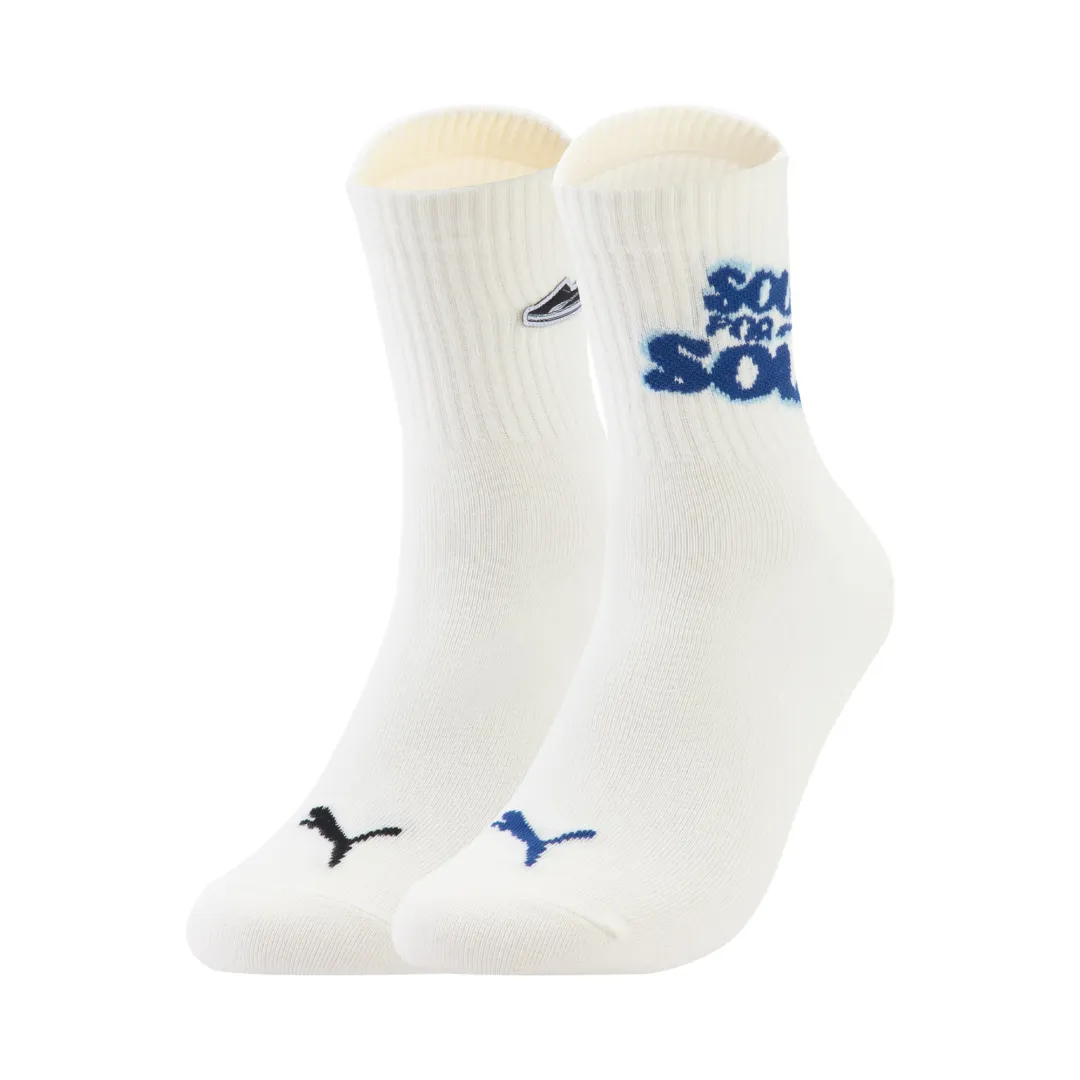 PUMA 2P APAC Ankle Socks Unisex 2 Pack Gray White