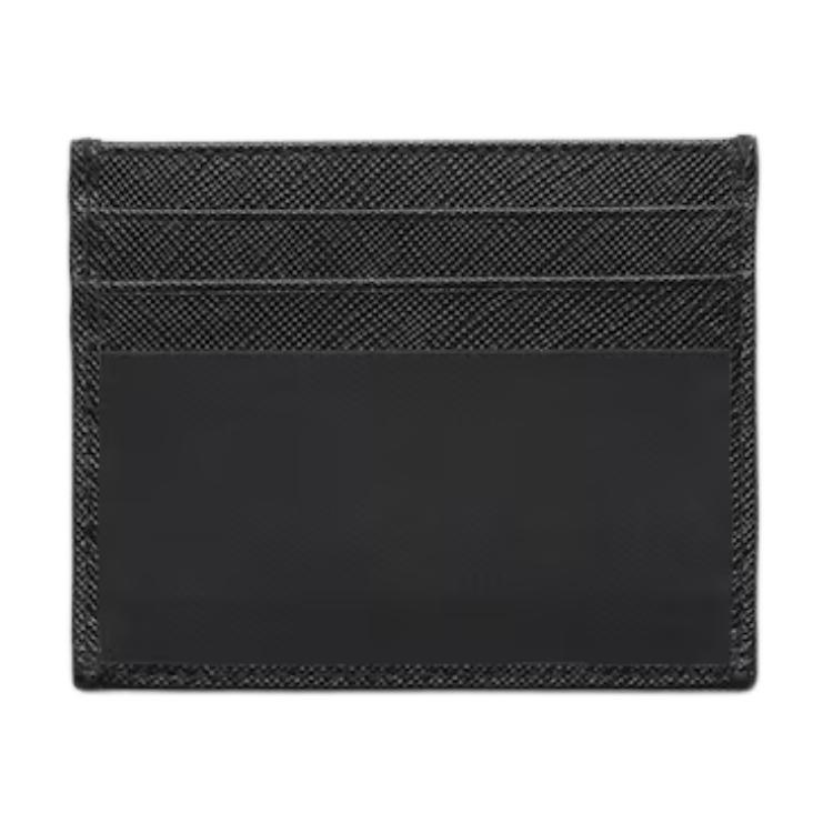 Мужской картхолдер Prada Saffiano (черный) — фото 2