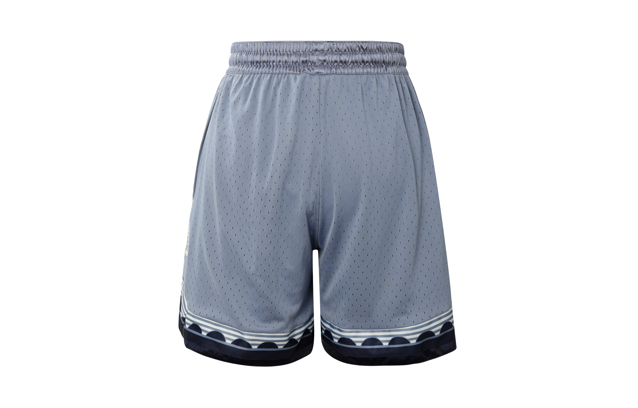 Nike Basketball Shorts Men’s Gray Blue Moderate Straight Fit Pants