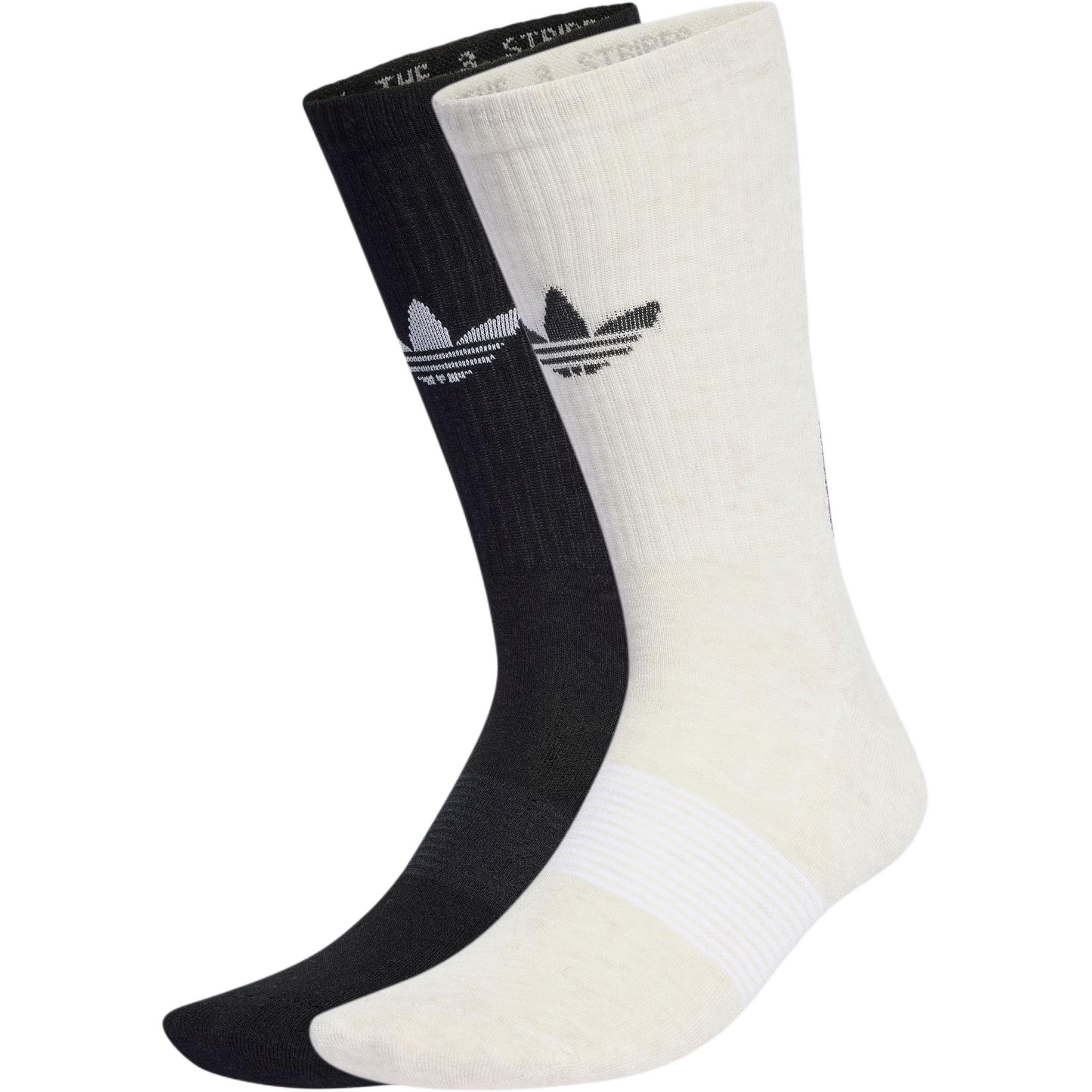 Adidas Originals TREFOIL PREMIUM CREW SOCKS Crew Socks Unisex 2 Pack
