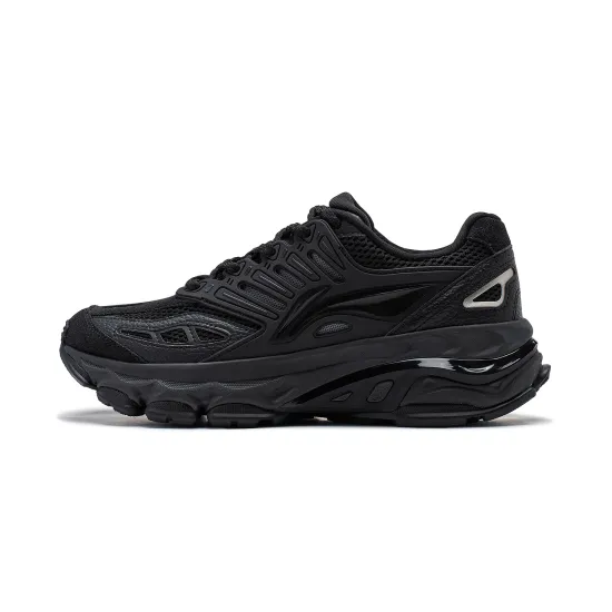 LiNing Twenty Mountains Cushioning Anti-Slip And Wear-Resistant Low-Top Casual Shoes Women's Phantom Black