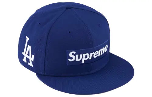 Supreme x New Era Baseball Caps Unisex Blue