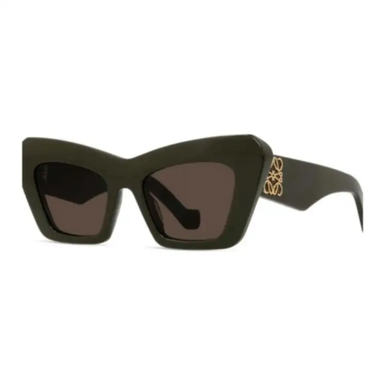 LOEWE Cat Eye Sunglasses Women's Dark Green