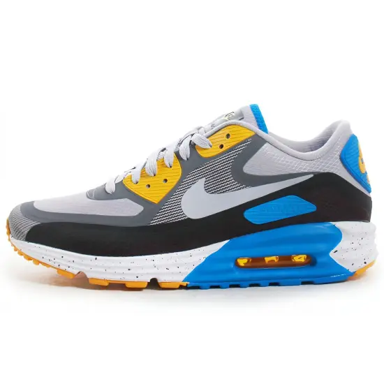 Nike Air Max Lunar Running Shoes Men Low-top Grey/Blue