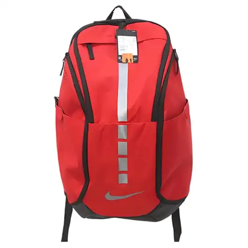 Nike Polyester Basketball Bag Backpack Regular Unisex Red