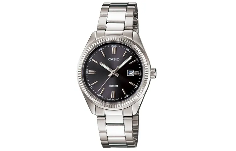 CASIO Men Standard Series Black Watch MTP-1302D-1A1V