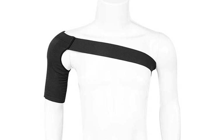 D&M sprain Japanese imported sports professional fitness strong pressure basketball volleyball badminton anti-dislocation shoulder pads protection rehabilitation pressurized black professional protection