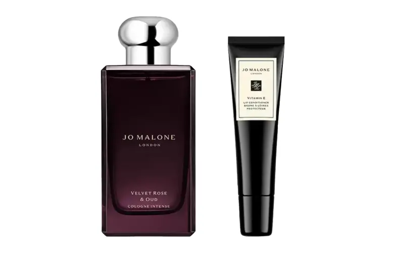 Lip gloss contains rose, perfume, set, eau de cologne, 100 ml, 15 ml