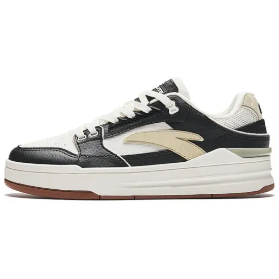 Anta Street Naughty LITE Durable Breathable Low-Top Skateboard Shoes Women's White Black