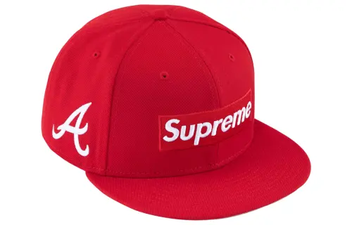 Supreme x New Era Baseball Caps Unisex Red