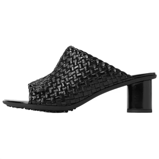 Bottega Veneta Atomic Intrecciato Heeled Mules Women's