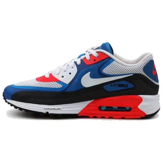 Nike Air Max Lunar 90 Grey Blue Red