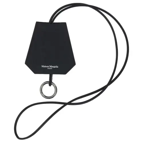 Maison Margiela Logo stamp Leather Keyring