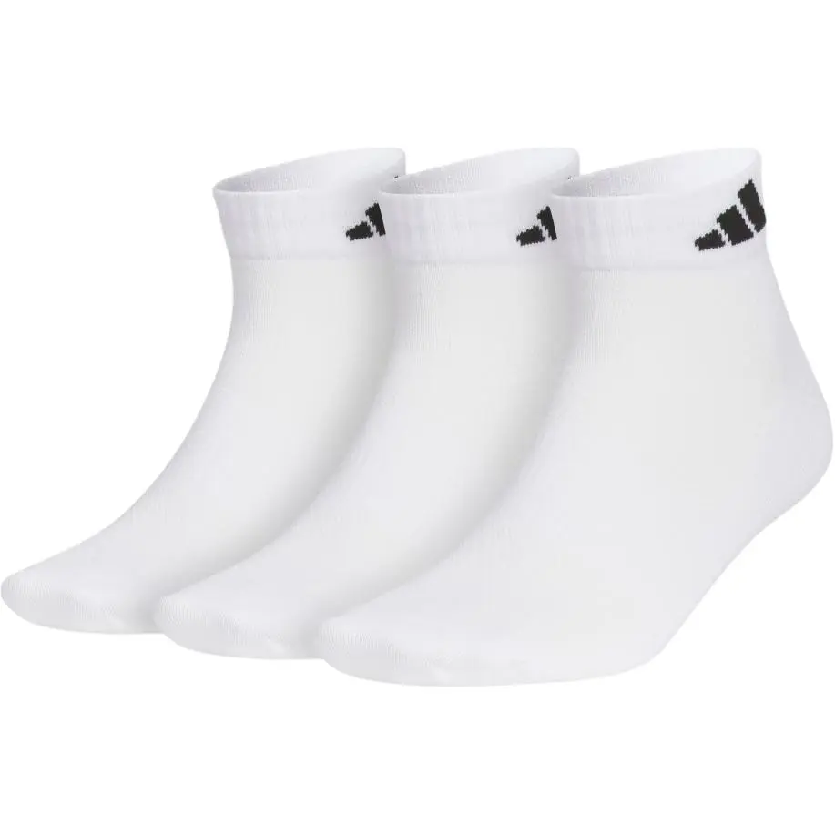 Adidas Ankle Socks Unisex 3 Pack White/Black