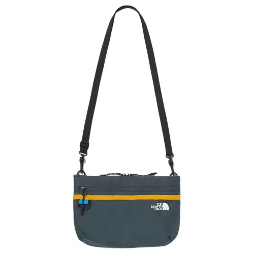 THE NORTH FACE 2L Shoulder Bag, Crossbody Bag, Outdoor Bag Nylon Gray Green Unisex