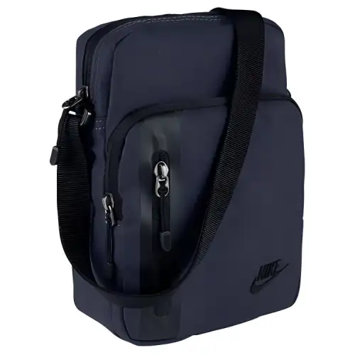 Nike Polyester Shoulder Bag, Crossbody Bag Regular Unisex Marine Blue