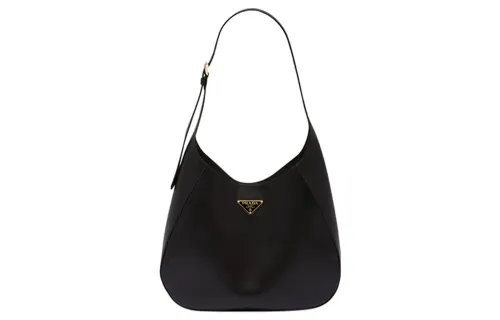 PRADA Leather Handbag, Shoulder Bag Women's Black