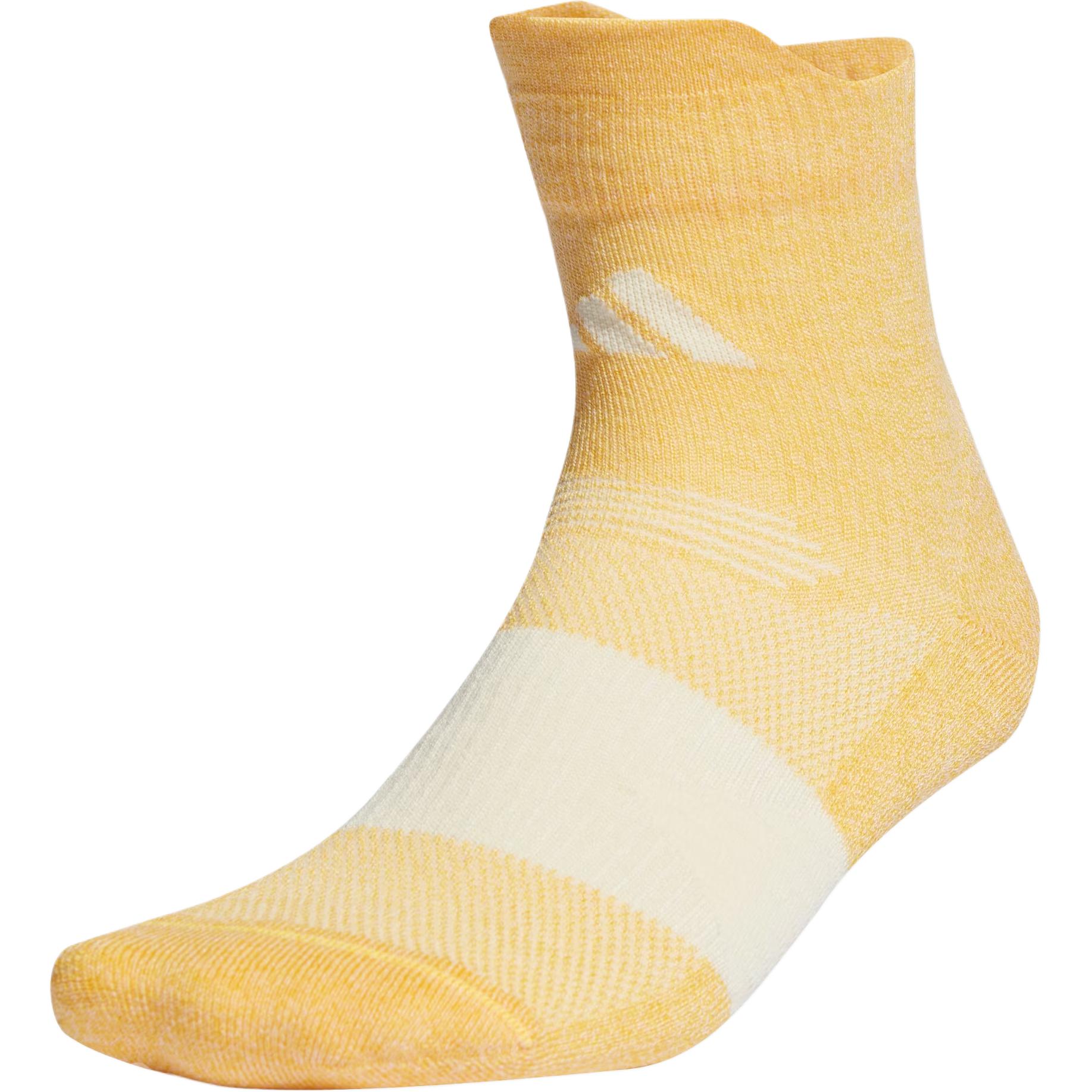 Adidas RUNNING X SUPERNOVA SOCKS Crew Socks Unisex 1 Pack Yellow/Ivory White