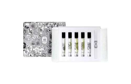 Diptyque, perfume sample contains rose, set, fig color, 7.5 ml